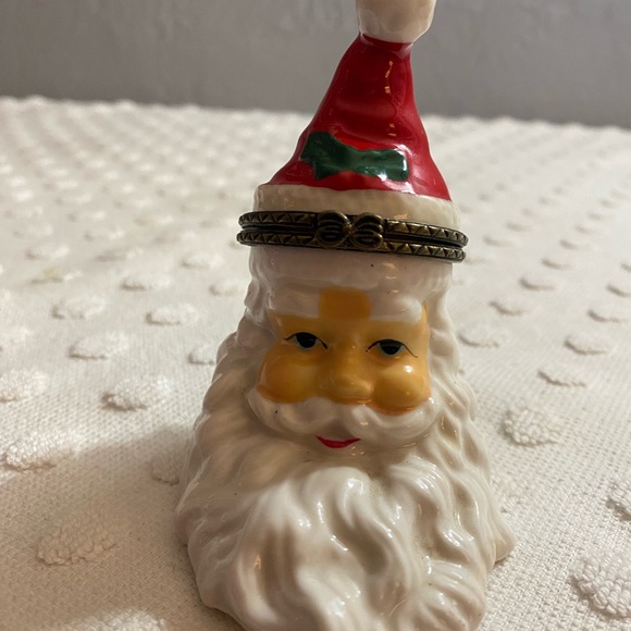 Santa Claus porcelain trinket box - Picture 7 of 7